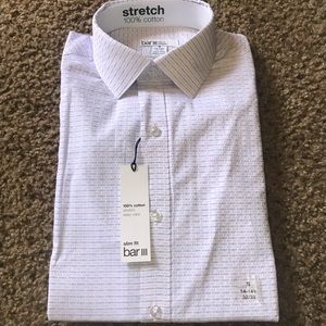 NWT BarIII Long Sleeve Button Up Dress Shirt
